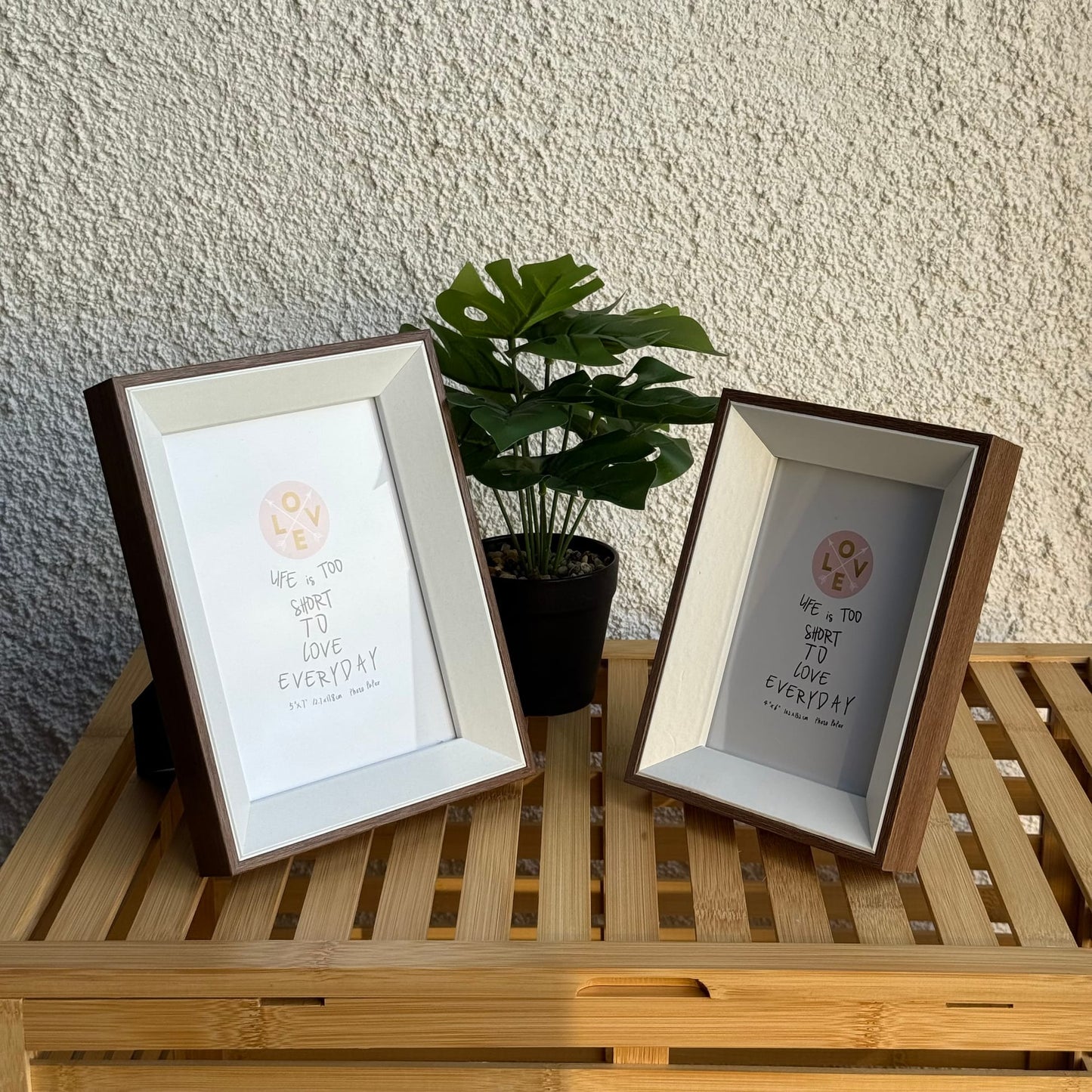 İKAE İki Boy Ahşap Çerceve Seti (A)