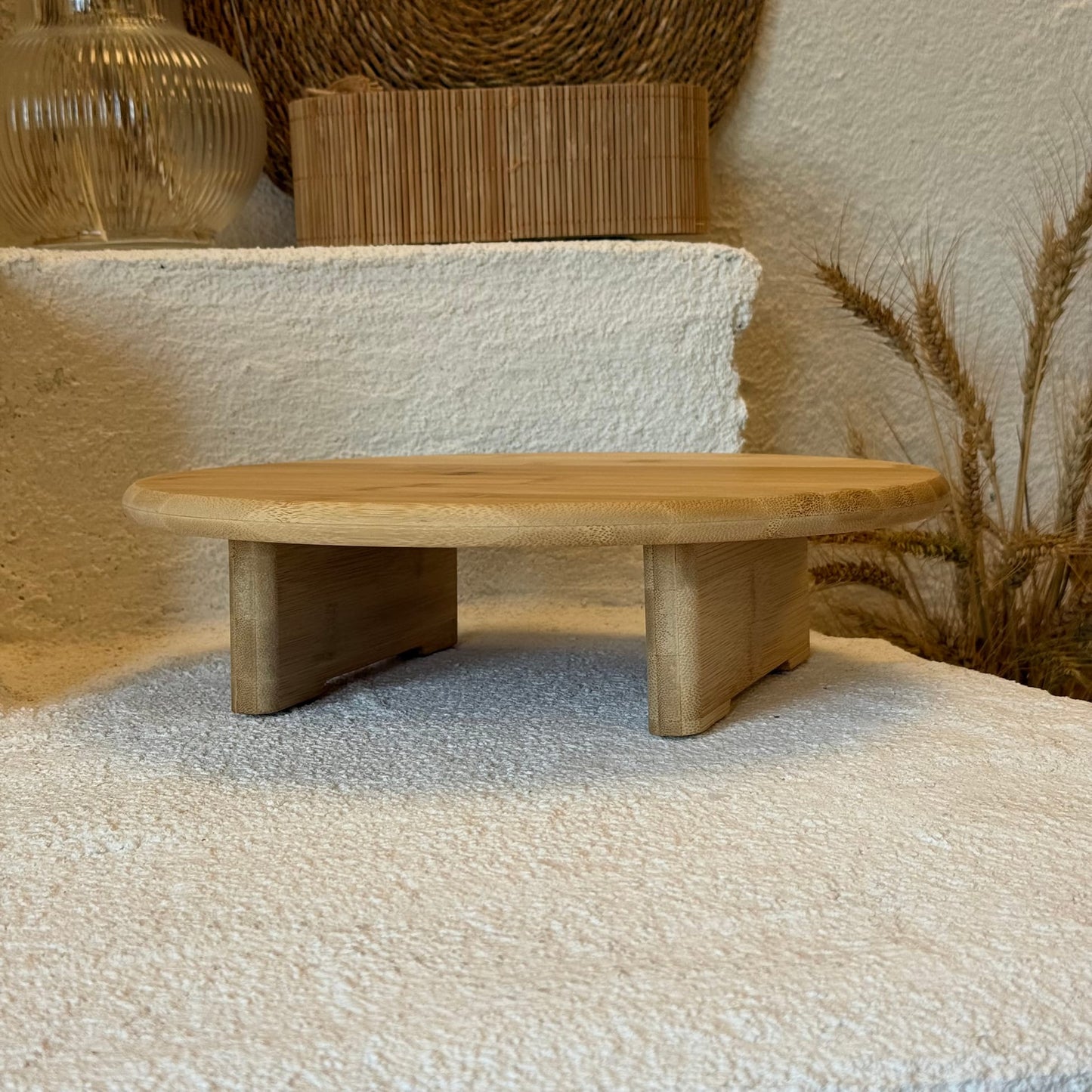 Wary Ayaklı Yuvarlak Hamur Açma Standı 32x32x7 cm