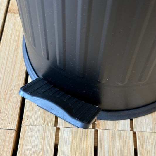 ZRA Vintage Çop Kovası 16 Litre Mat Siyah