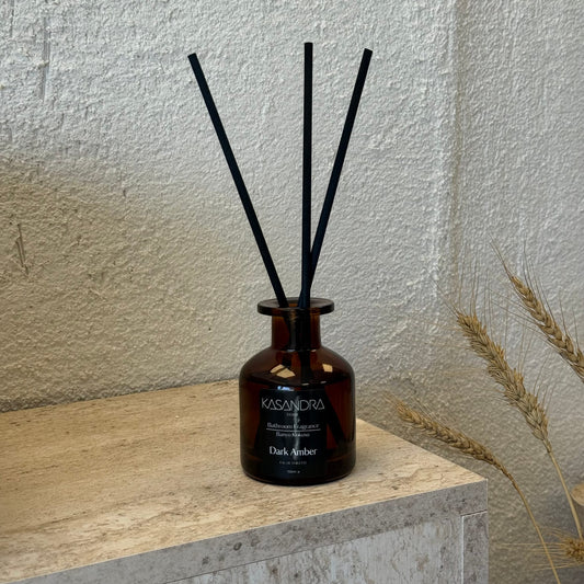 Kasandra Home Dark Amber Çubuklu Banyo Kokusu 150 ML (SİYAH)