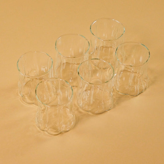Zbern Odun Cam Bardağı 6 Adet Set 300 ml