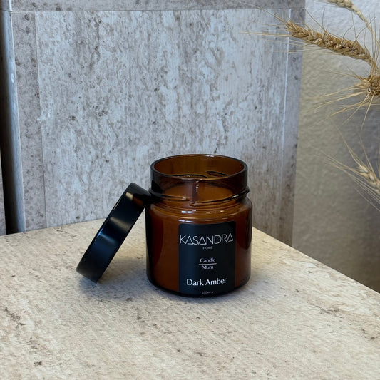 Kasandra Home Darka Amber Mum 250 ML (SİYAH)