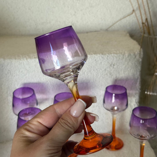 Autumn Çift Renkli Kahve Yanı Bardağı Mor-Turuncu