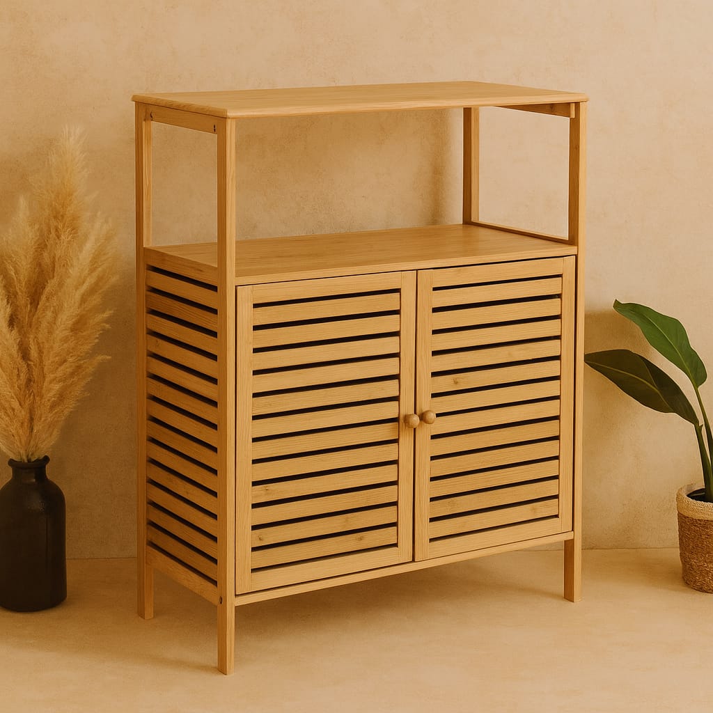 Seul Bambu Dolap 80x64x27,5 cm KOD.10301(8134) – Evanev