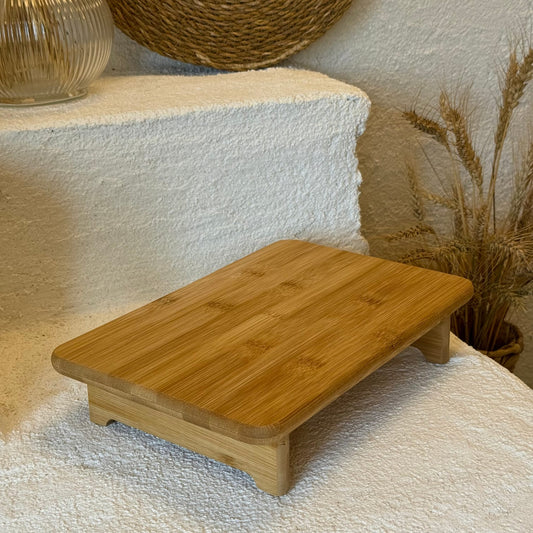 İntel Ayaklı Bambu Kesim Panosu Küçük Boy 30x20x6 cm