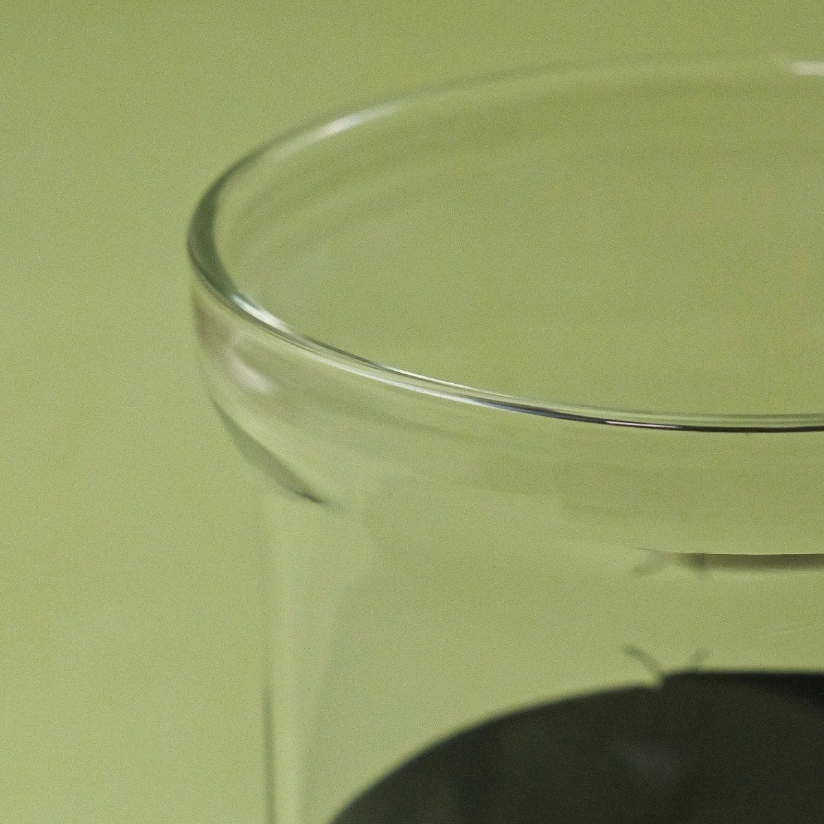 Get It Pipetli Borosilikat Cam Bardağı Siyah 500 ML