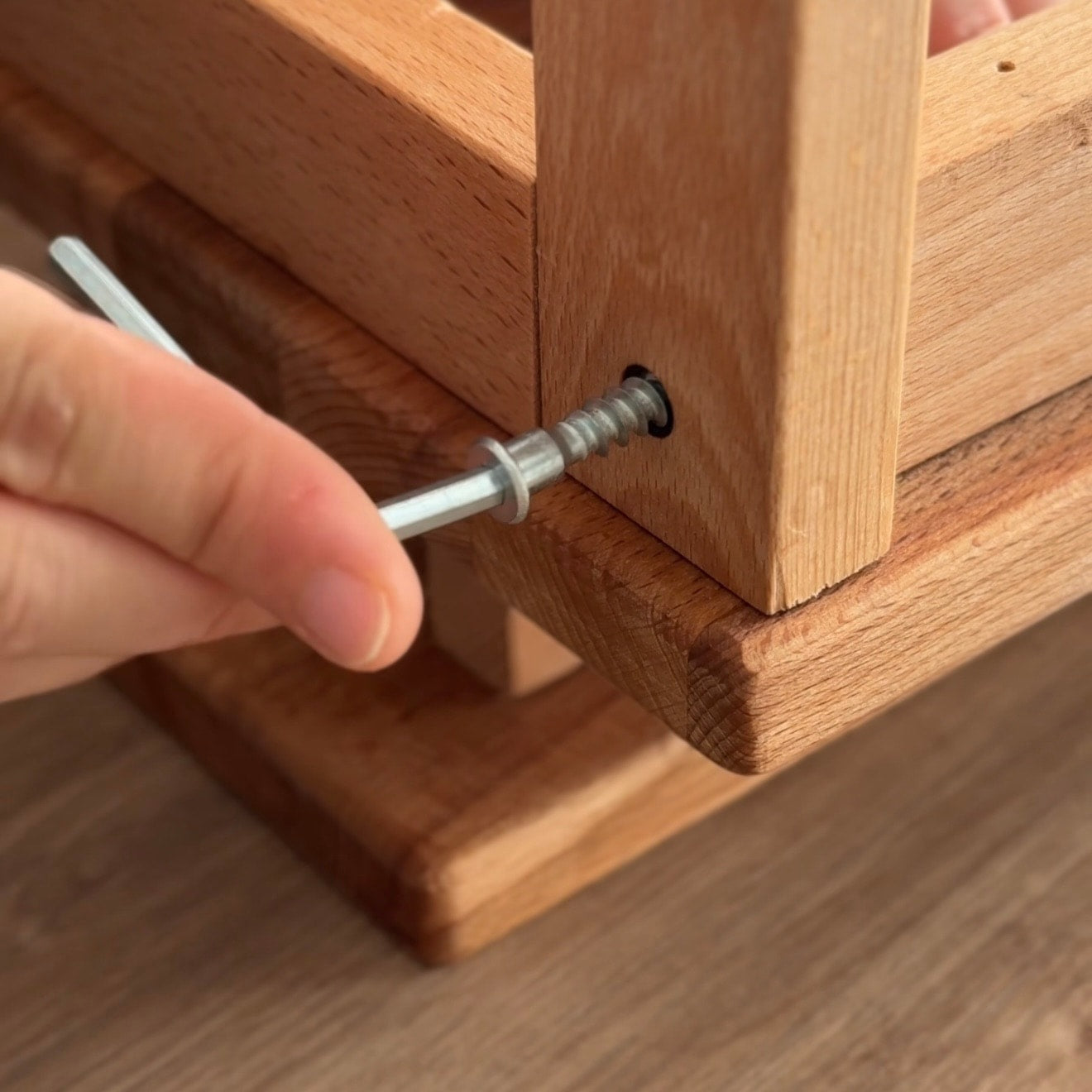 Kasandra Home Basamaklı Ahşap Merdiven 48 CM