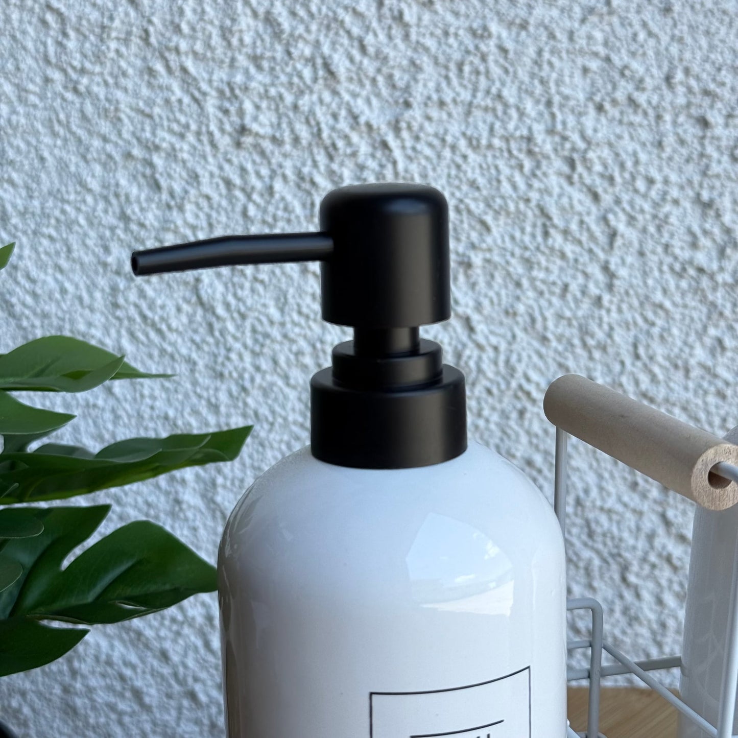 Choice Standlı Sıvı Sabunluk Seti Beyaz