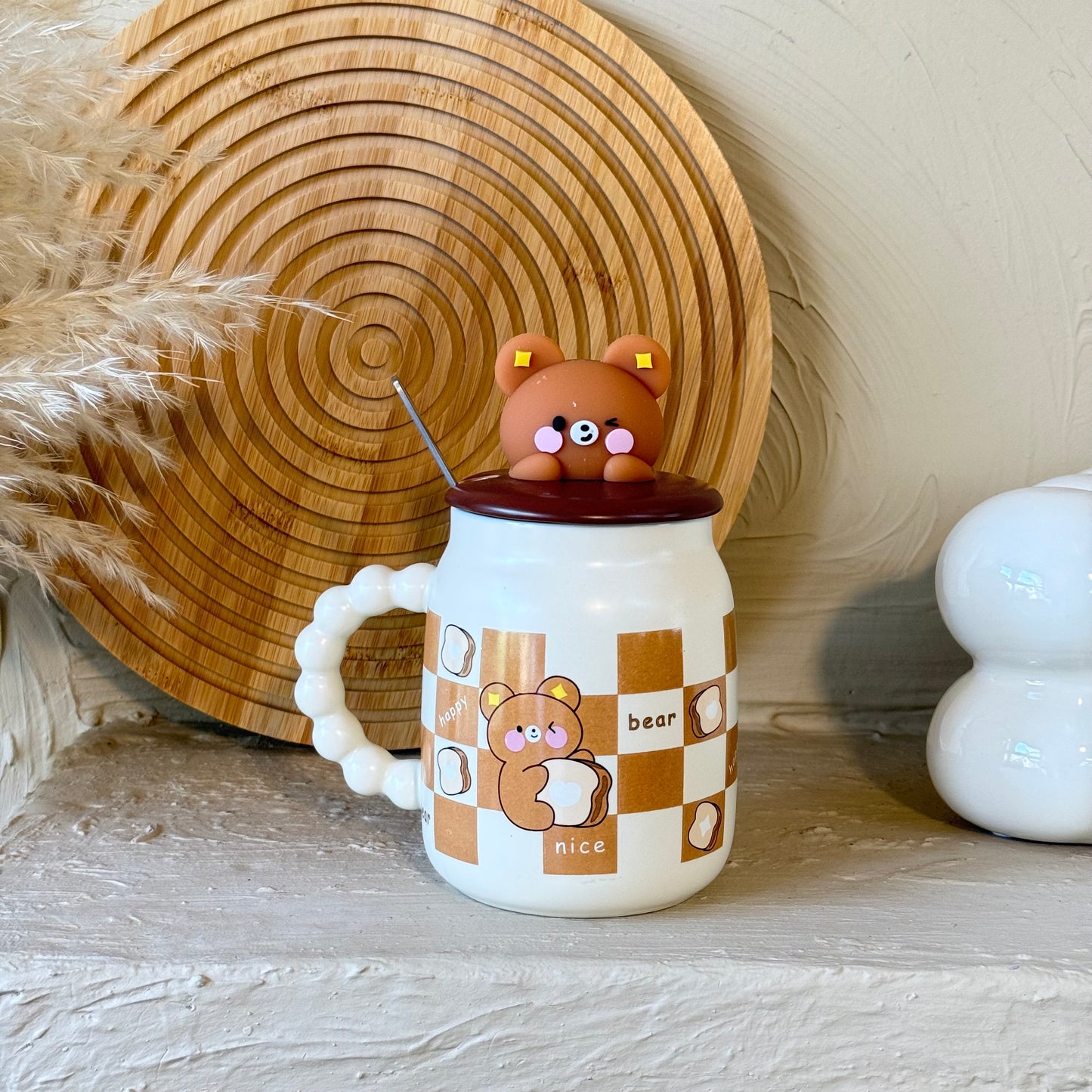 Tutku Bear Kalıklı Porselen Kupa