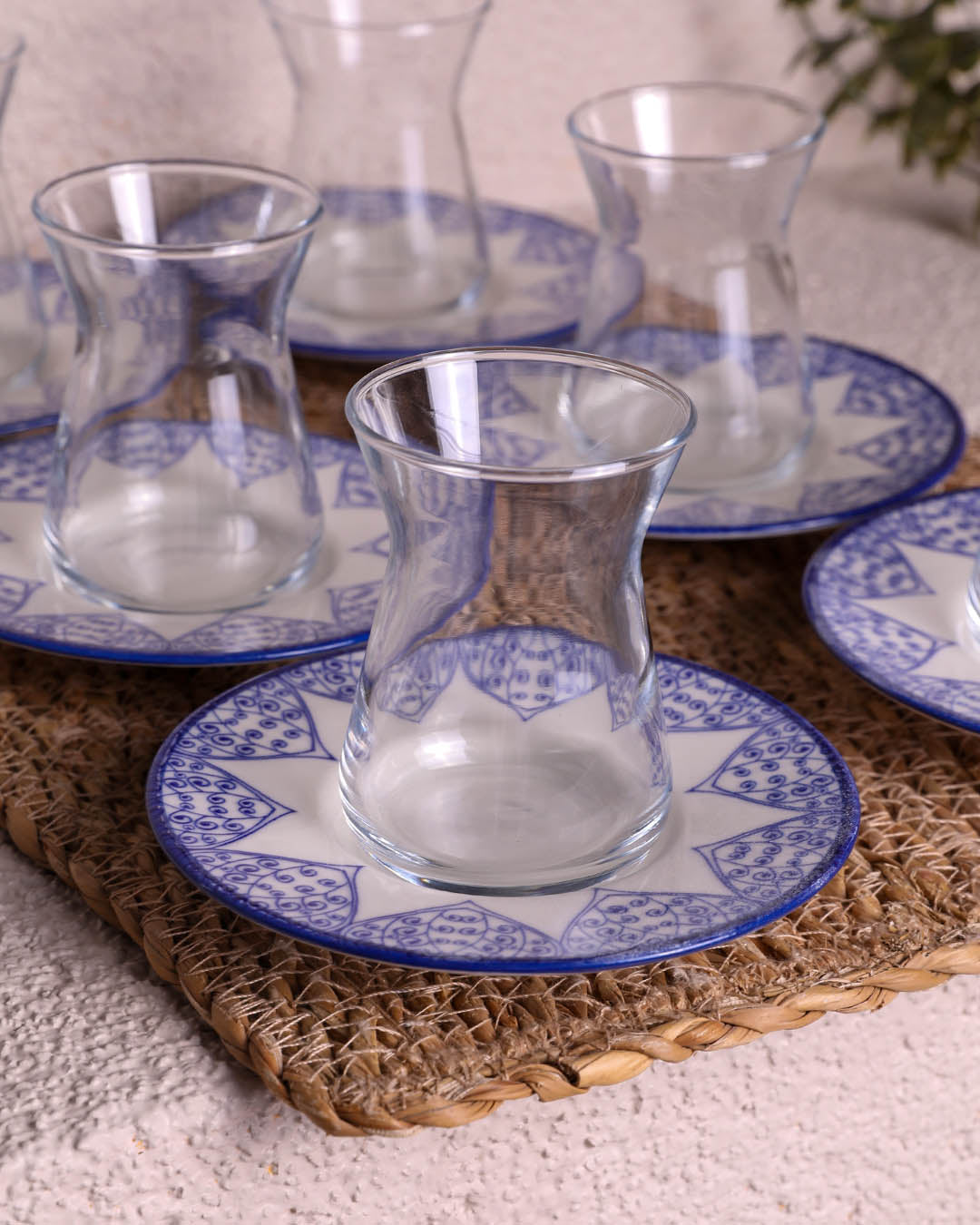 Pashally 6 lı Çay Bardağı Seti Kod:0977