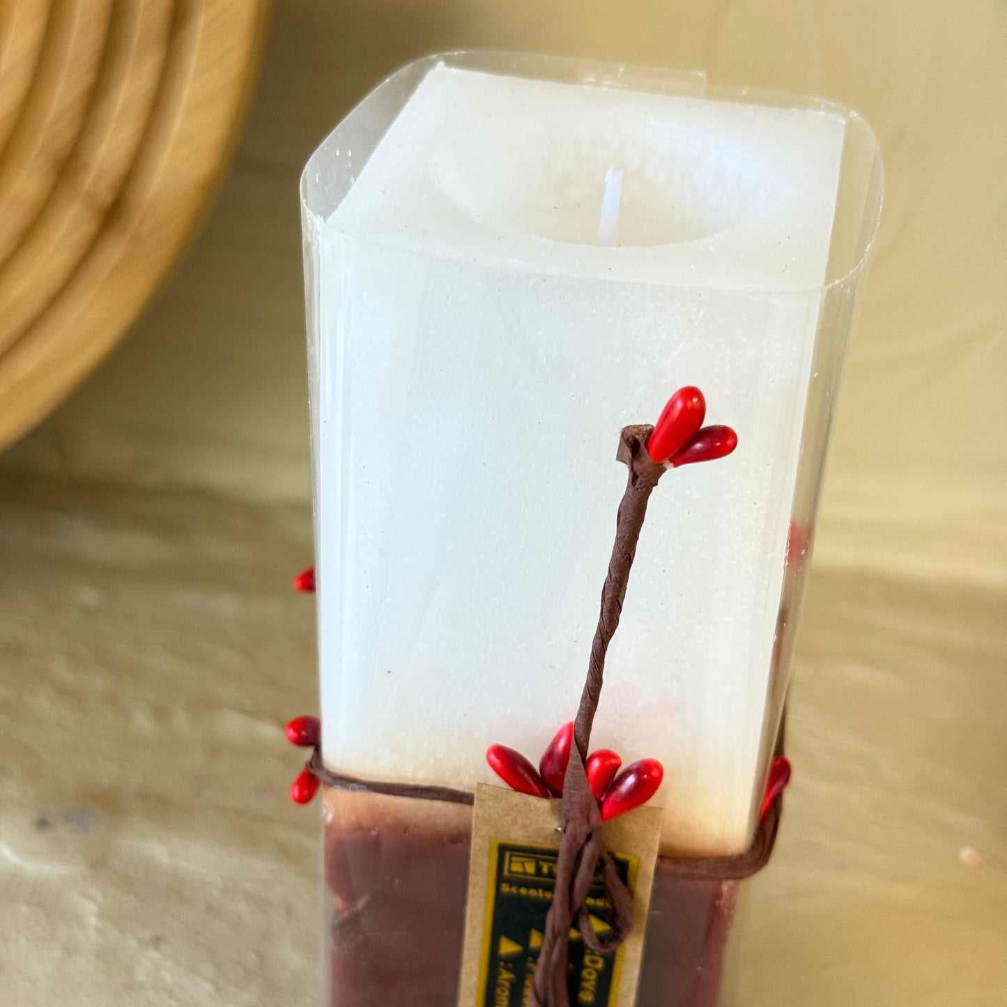 Tutku Çiftrenk Kare Mum Kokulu 3 Lü Set