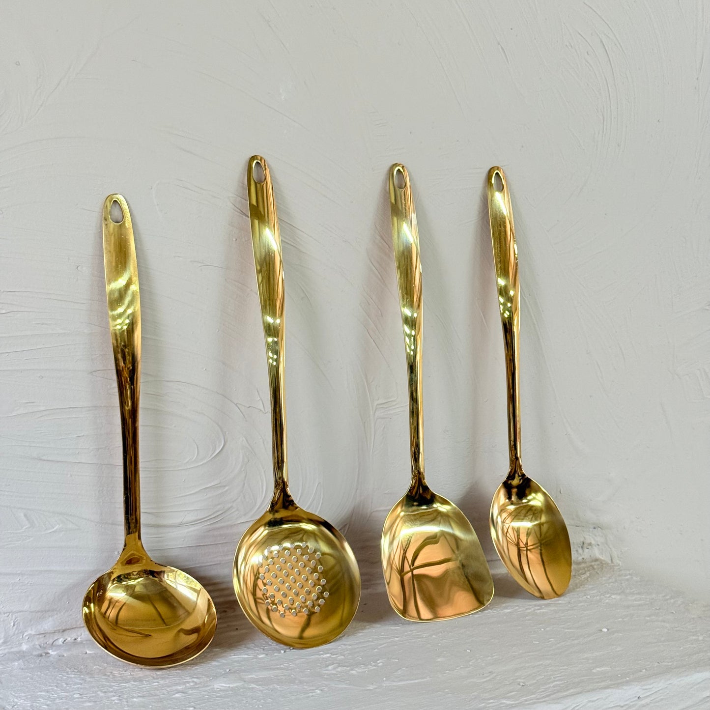 Zra Yakut Mutfak Servis Seti Gold 4 Parça