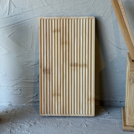 SVR Bambu Dalgalı Dikdörtgen Sunumluk 25x14 cm KOD:94758