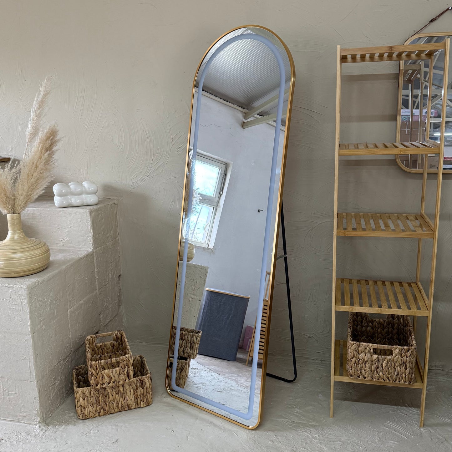 Pinterest Fenomen Led Işıklı Ayna Gold KOD:YCK-5