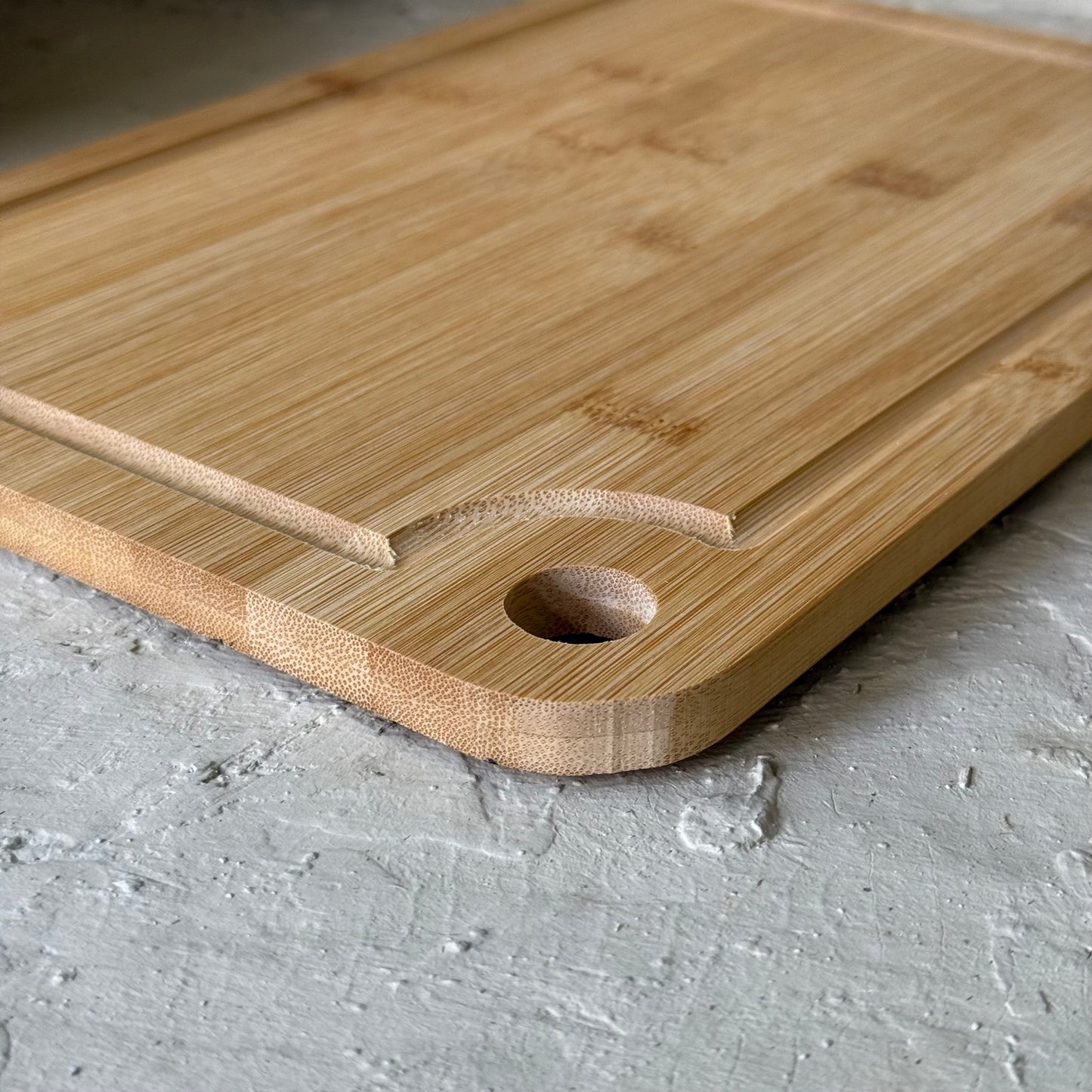 İntel Bambu Dikdörtgen Kesim Panosu 32x22 cm