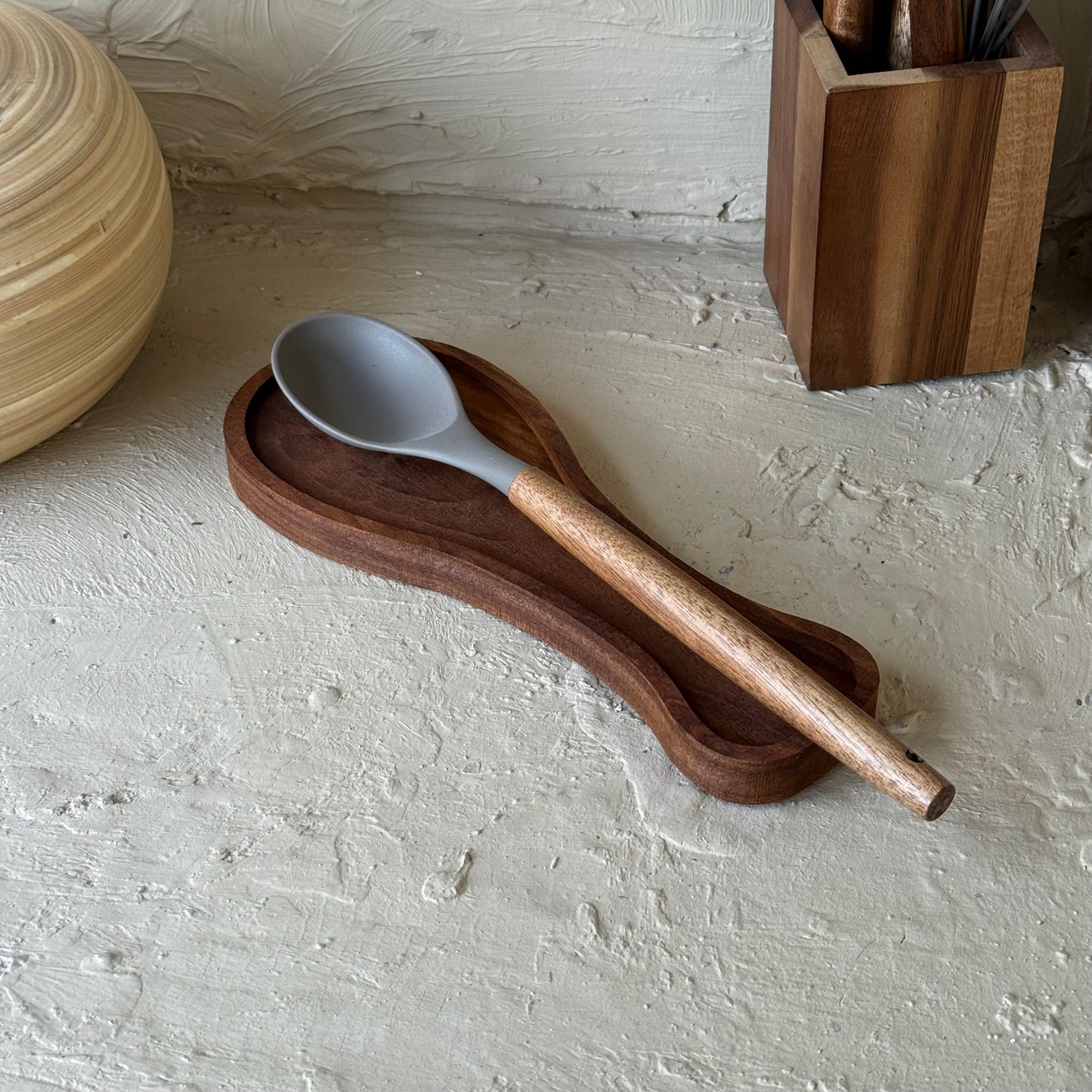 Evanev Ahşap Kaşıklık 28 cm