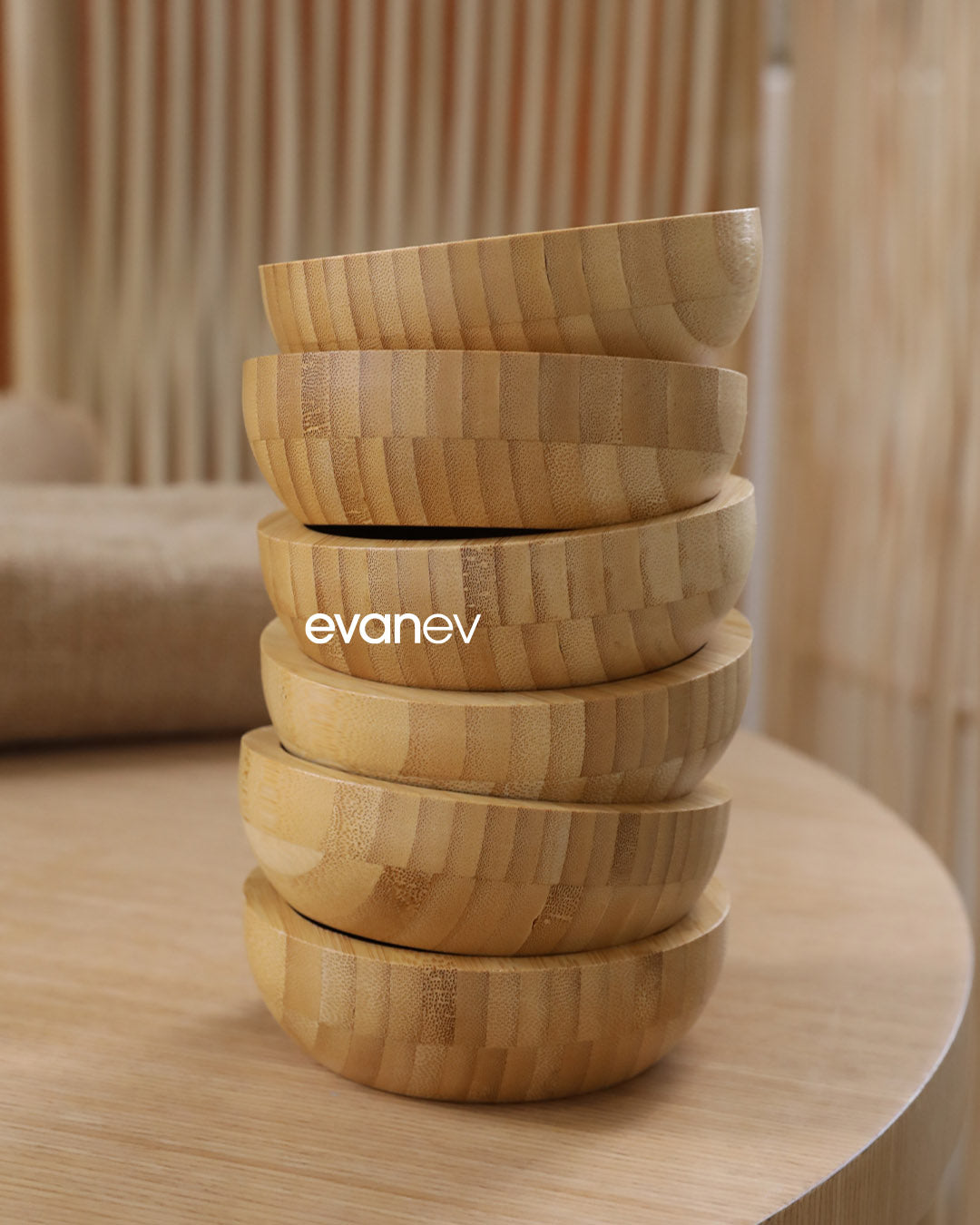 Millany Bambu Derin Çerezlik Kahvaltılık Seti 6 Adet 12,5 cm  170