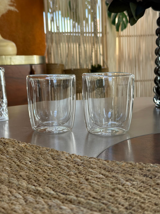 Pero Double Wall Borosilikat Çift Cidarlı İkili Kulplu Kupa Seti 350 ml KOD:15182