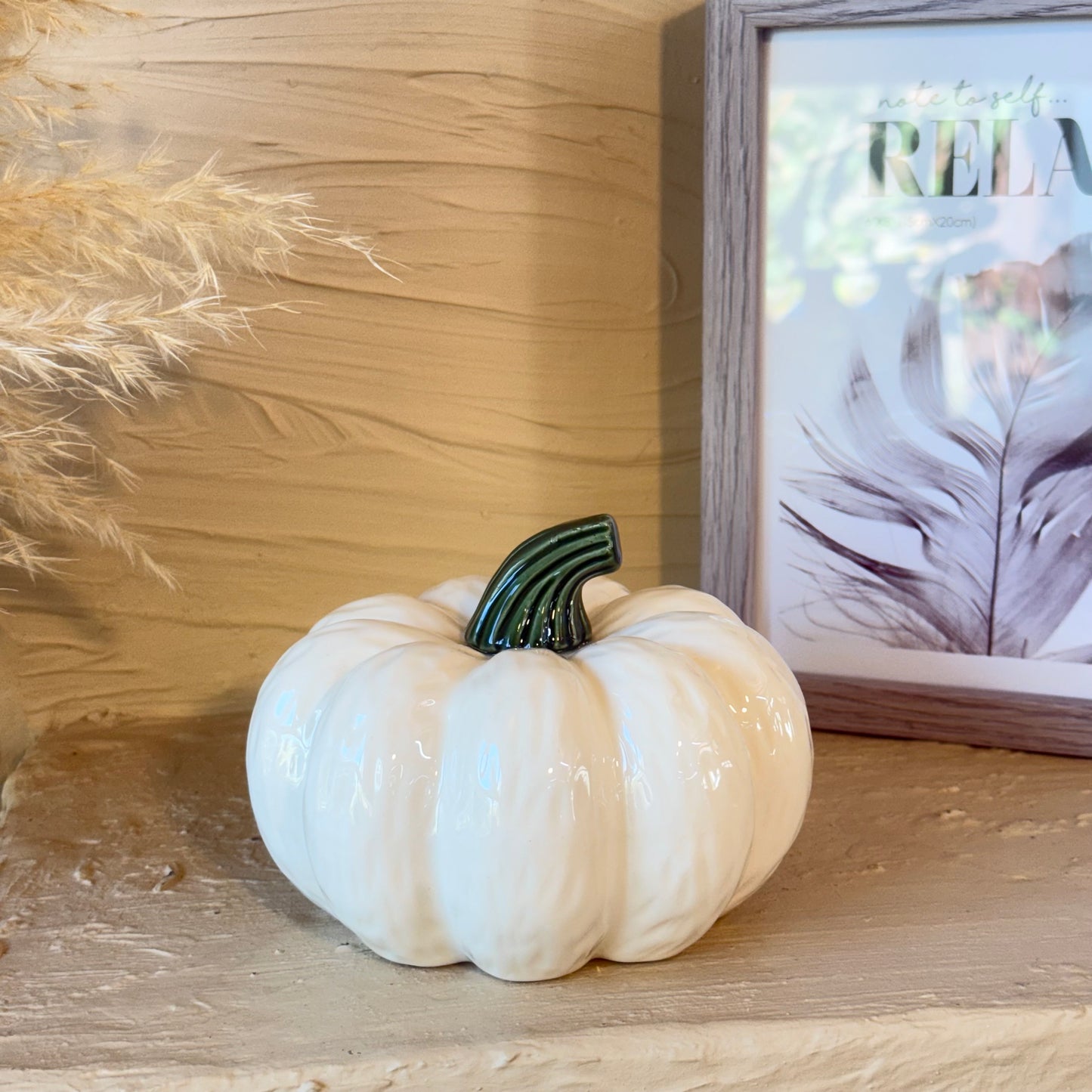 Arow Dekoratif Kabak Beyaz-Yeşil KOD:H-122