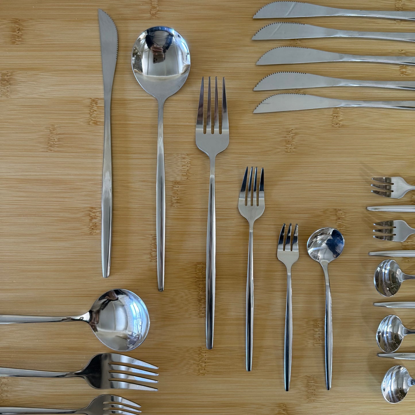 ZRA Ç.K.B Seti 6 Kişilik 36 Parça Gümüş