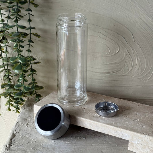 Tatly Çiftçidarlı Dereceli Cam Termos 300 ml