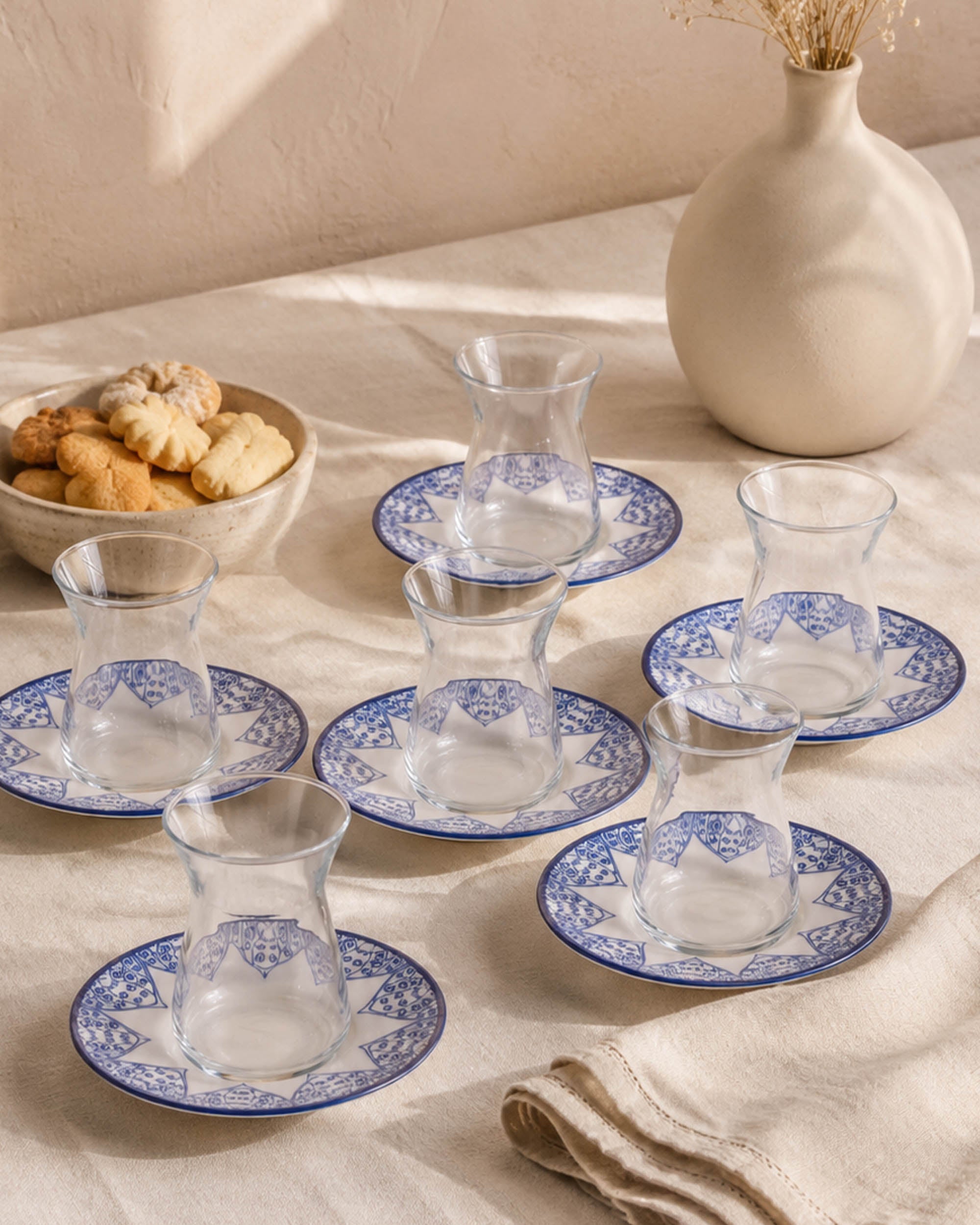 Pashally 6 lı Çay Bardağı Seti Kod:0977