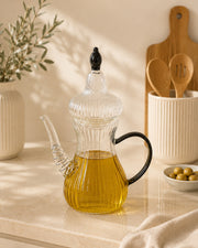 Bue 750 ml Dekoratif Cam Yağdanlık