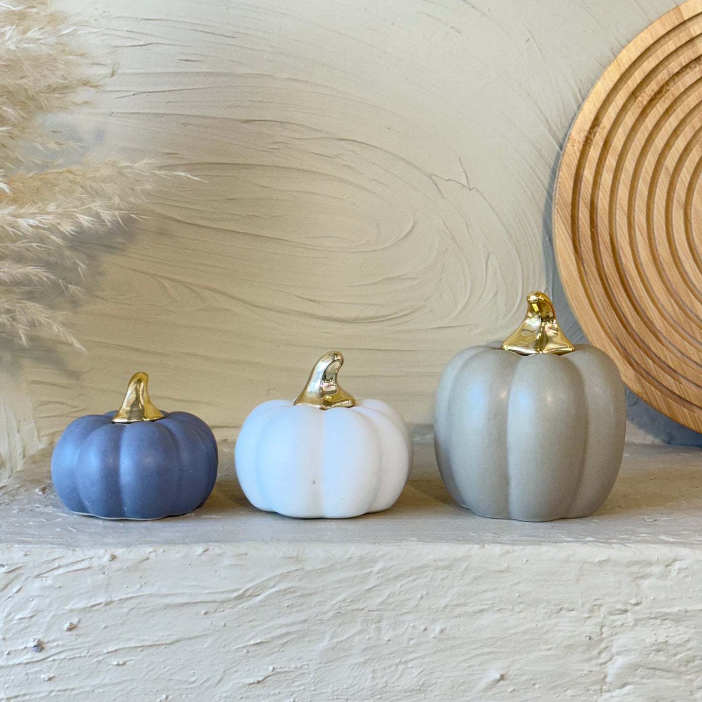 Kokosh 3 Lü Dekoratif Porselen Kabak Seti KOD:2076