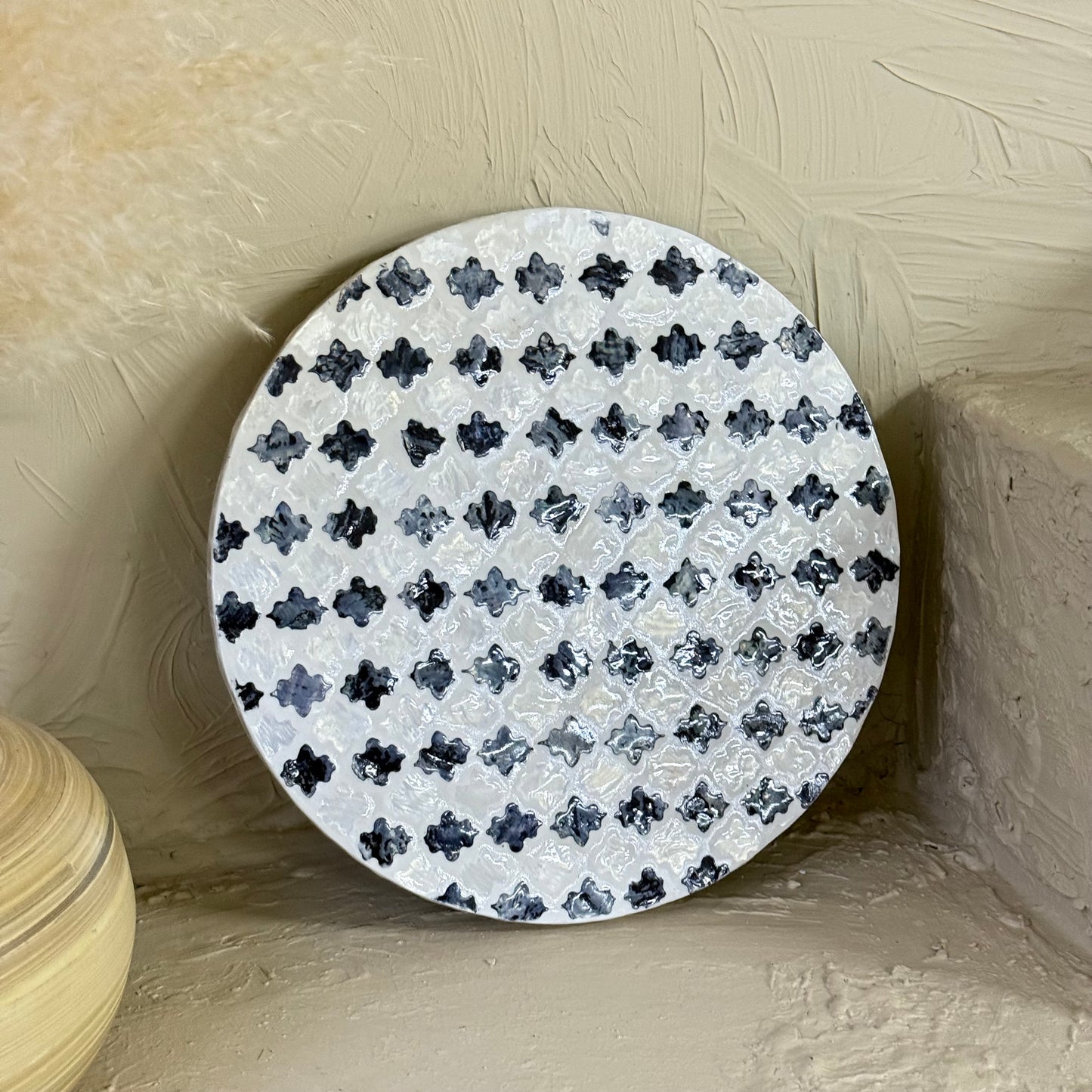 SVR Sedef Dönen Yuvarlak Sunumluk KOD:6183 Dama