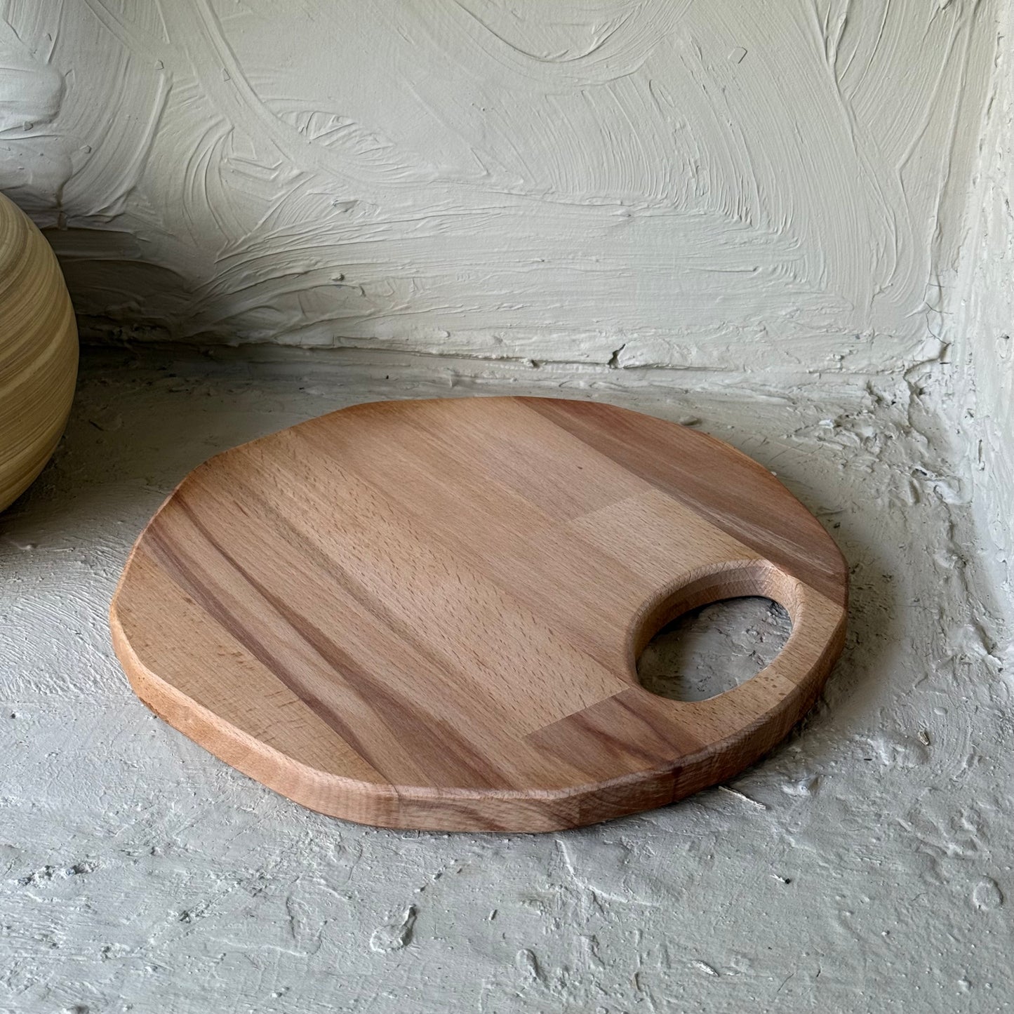 Ota Ahşap Yuvarlak Kesim Panosu 29x29 cm