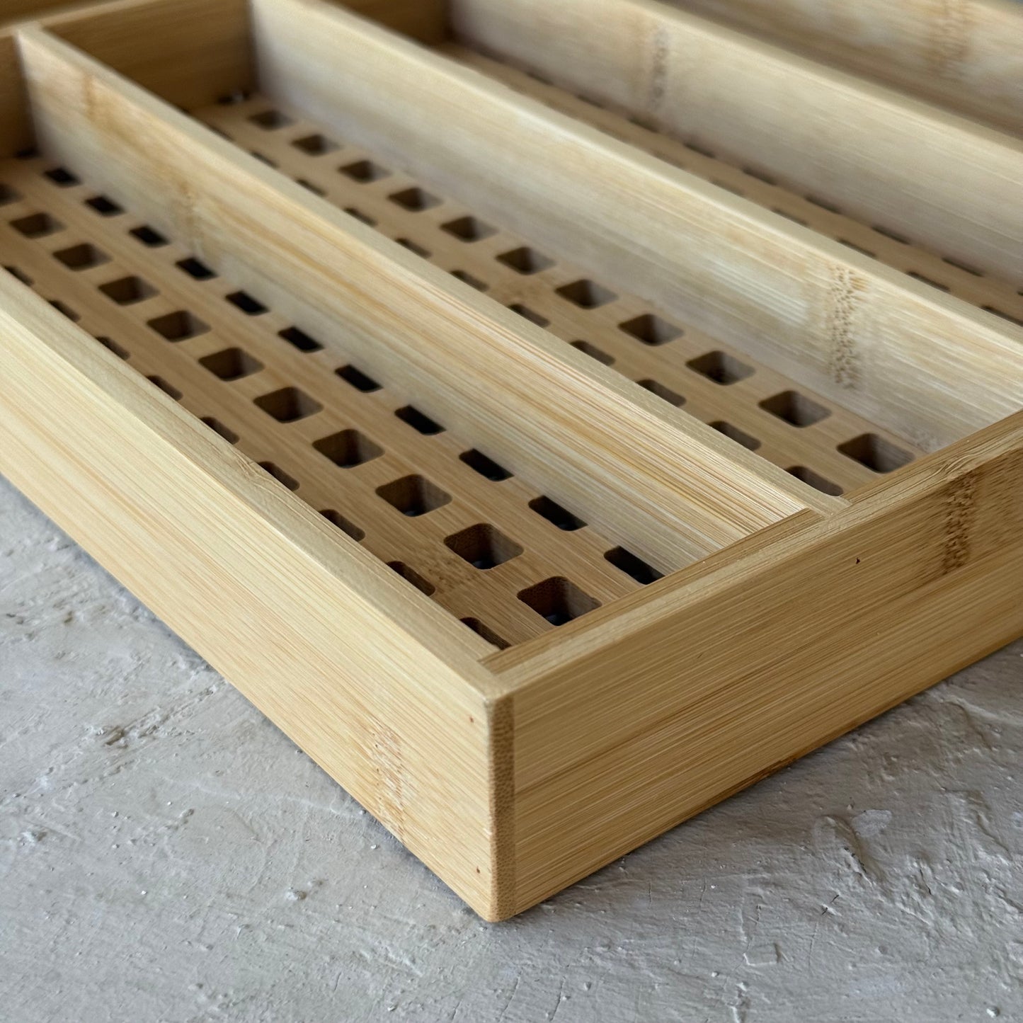 Saverlly Bambu Çekmece Kaşıklık Standı KOD:95353