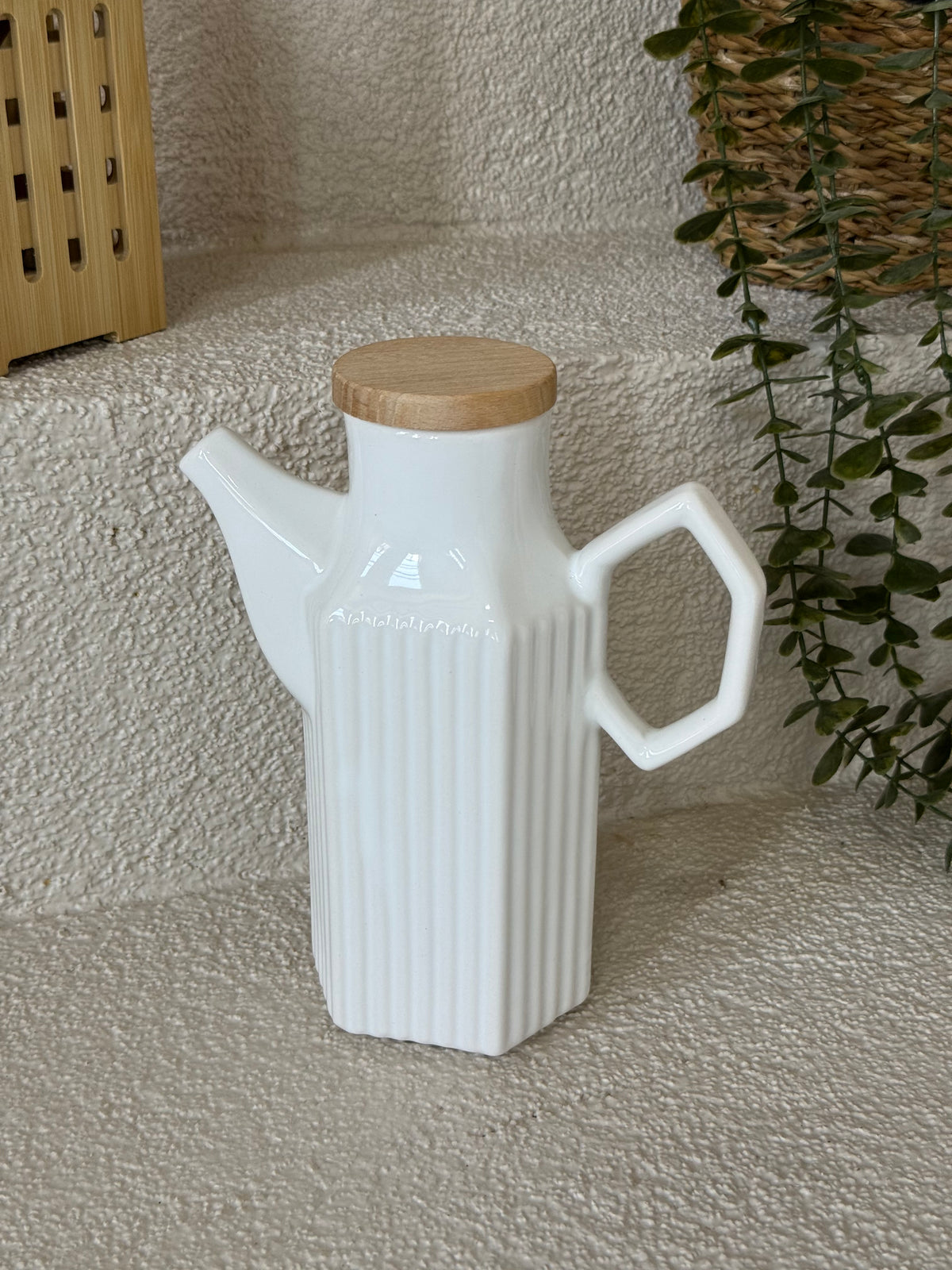 Prizma Seramik Yağdanlık 1 Litre KOD:40105