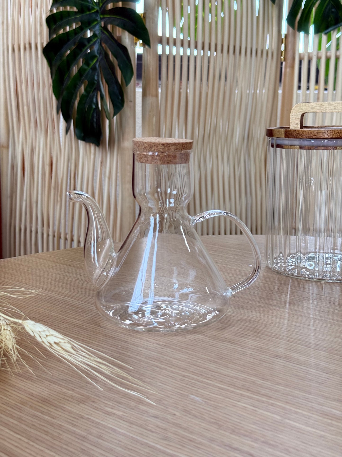 Liya Borosilikat Cam Yağdanlık 500 ml KOD:6517