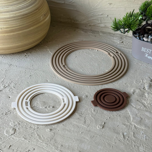 Moon Silikon 3 Lü Nihale Seti Kahve Rengi 20 cm