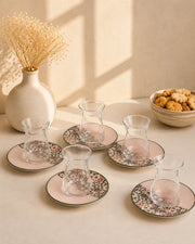 Pashally 6 lı Çay Bardağı Seti Kod:0946