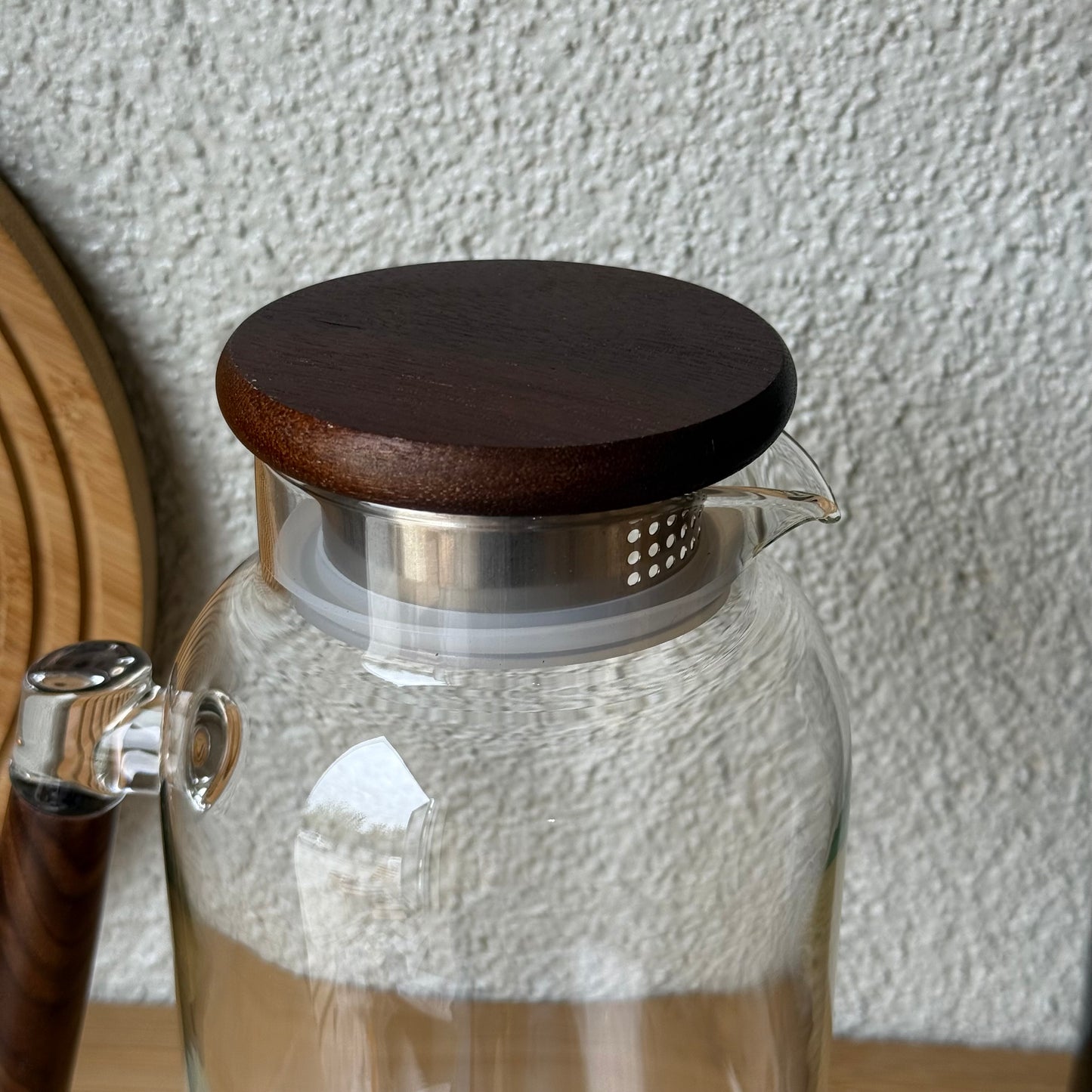 Milay Akasya Ağacı Kapaklı Cam Sürahi 1800 ml KOD:242