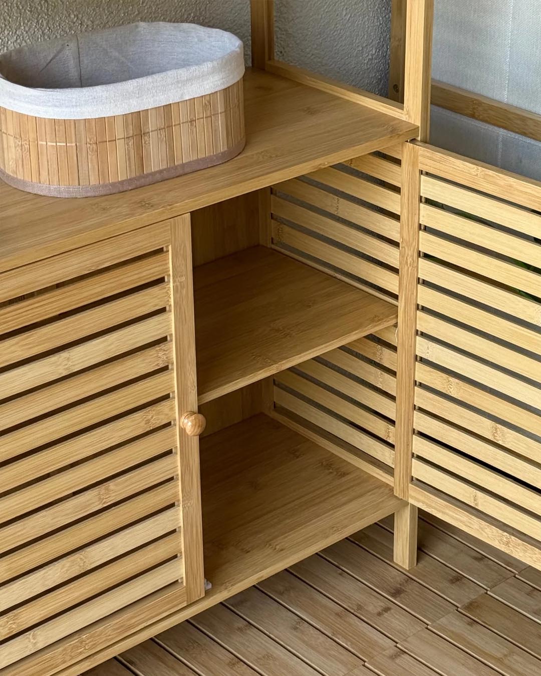 Seul Bambu Dolap 80 x 64 x 27,5 cm – 8349