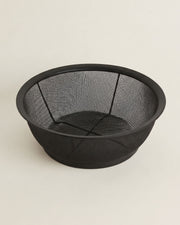 Paslanmaz Çelik  Tel Süzgeç - Siyah (28 cm) Vd9383-