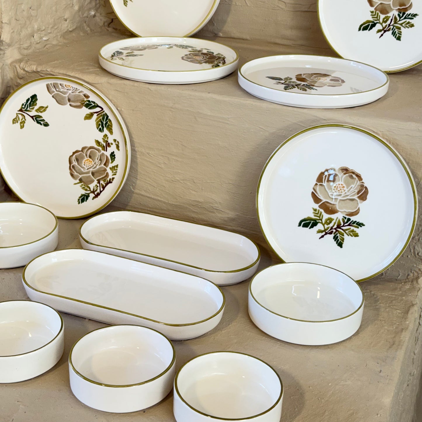 Tutku Manolya 14 Parça Kahvaltı Takımı 6 Kişilik