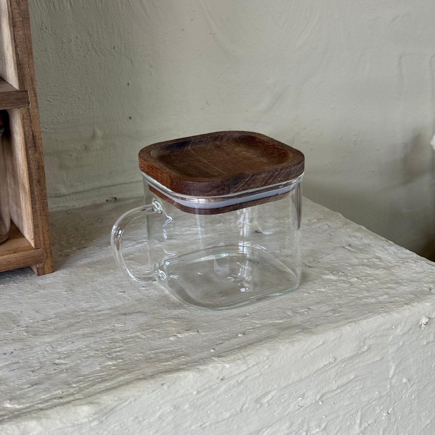 Buenoslly 10 Parça Kare Baharatlık Seti Akasya Ağacı Standlı KOD:117