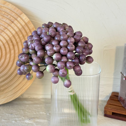 Kokina Yapay Yılbaşı Çiçeği Buket Mor 25 cm