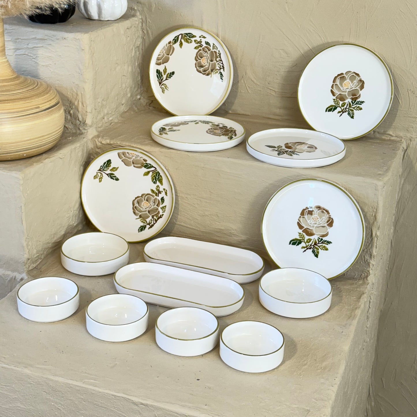 Tutku Manolya 14 Parça Kahvaltı Takımı 6 Kişilik