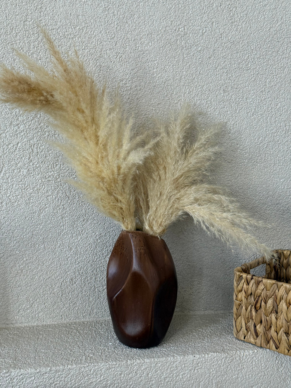 Boho Dekoratif Vazo Kahve Rengi KOD:91272
