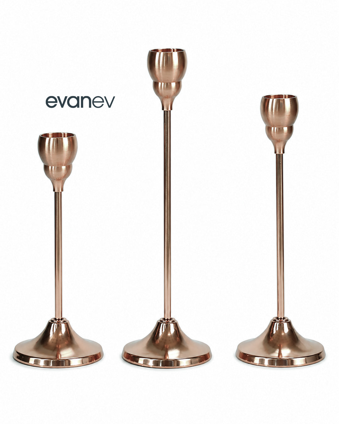 Bronz Metal 3 ‘ lü Şam’dan Set Boğumlu Mln-1162