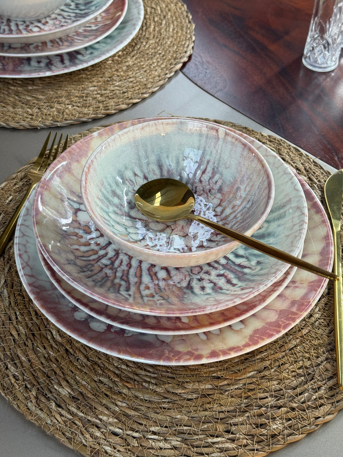 Morena 24 Parça Porselen Yemek Takımı 6 Kişilik ( Stately )