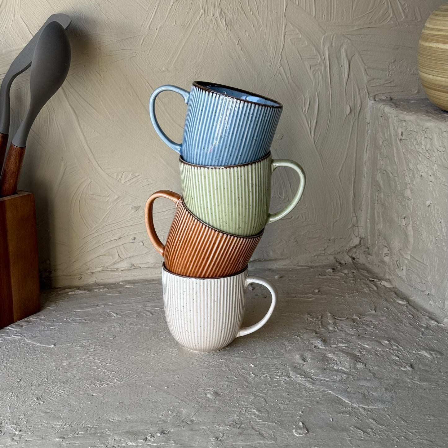 Porline Porselen Nescafe Kupa Seti 4 Adet