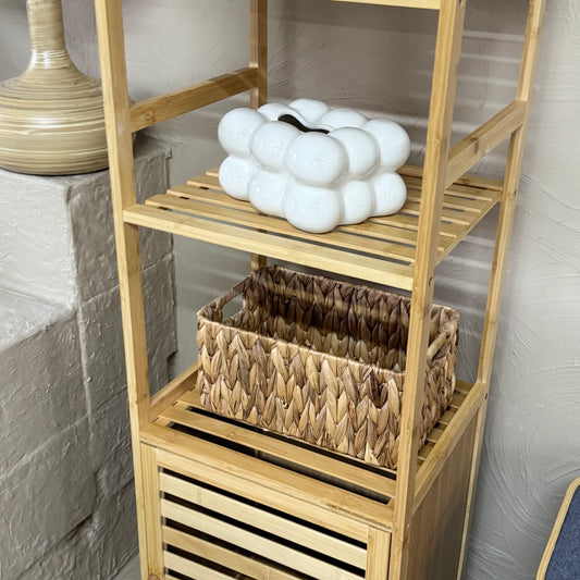 Lalezar Bambu 3 Katlı Banyo Raf KOD:8021