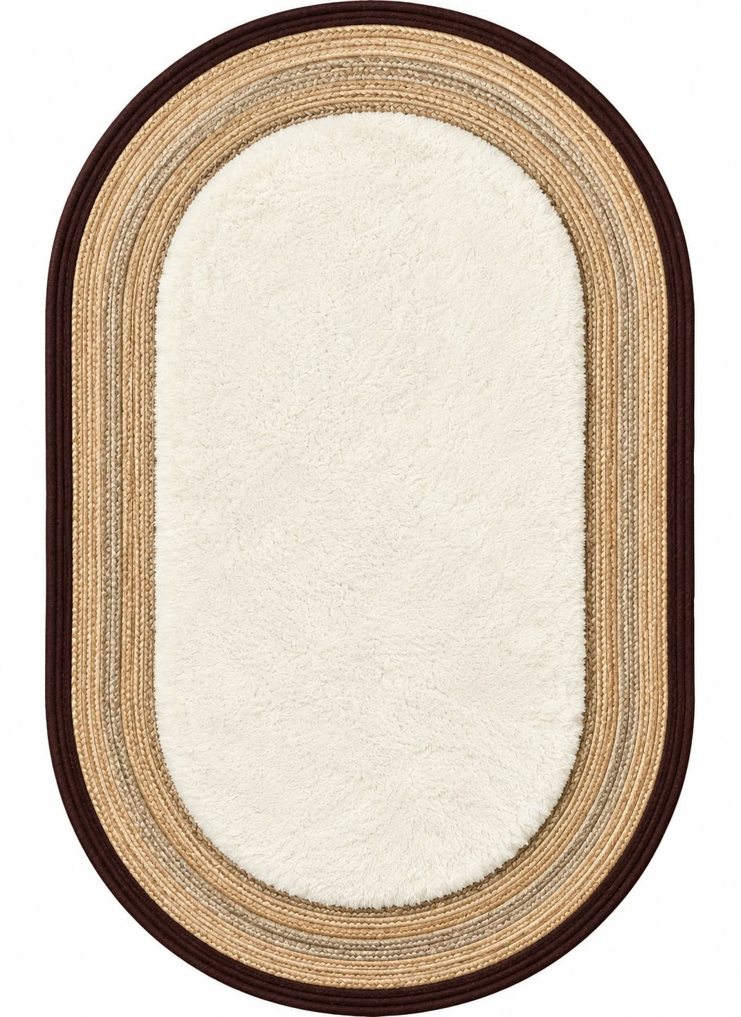 Nil Lüks Pelüş Paspas (80x150 cm) – İskandinav Tarzı Yumuşaklık ve Üstün Kalite Kahve-603