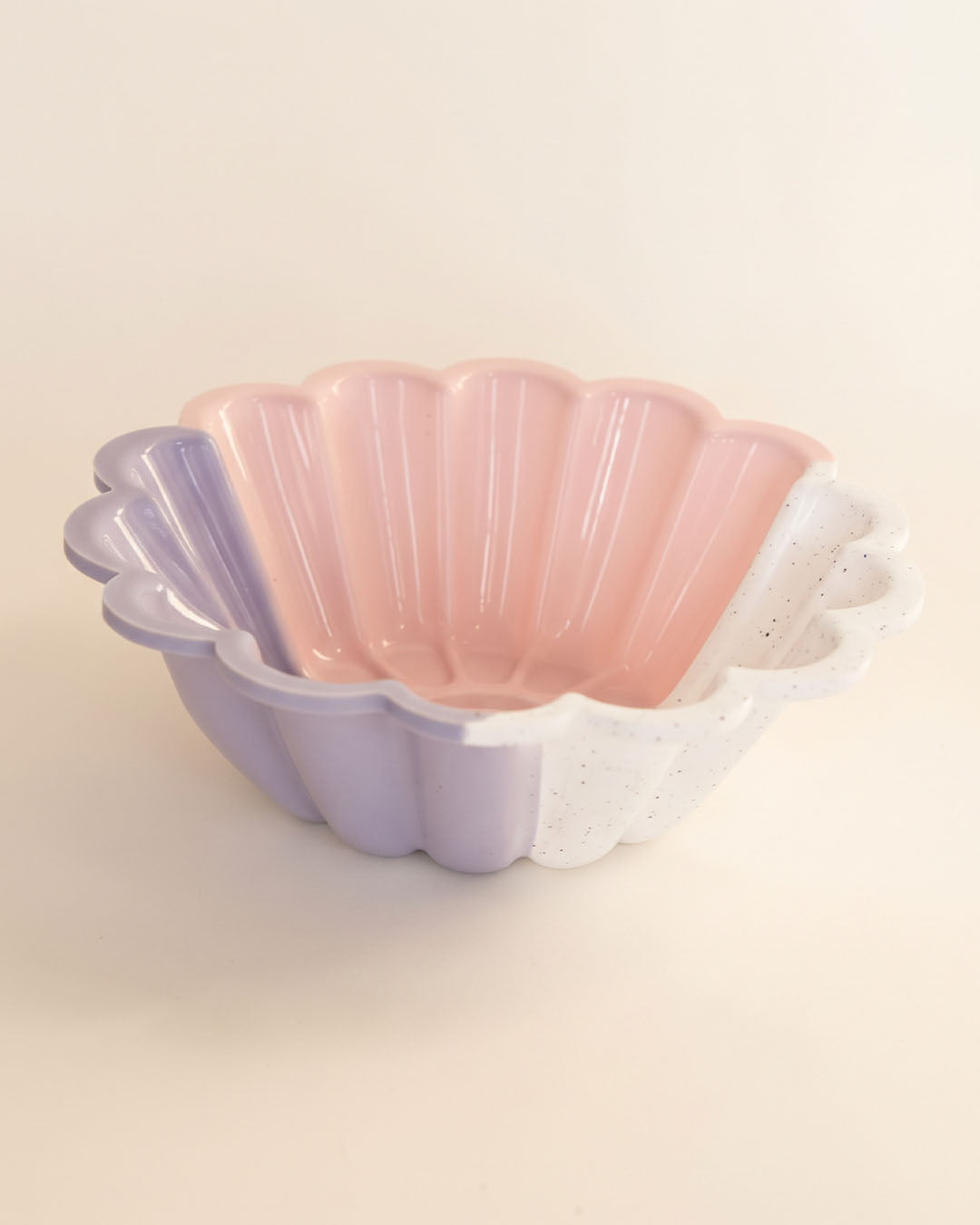 Dalgalı Dilimli Pastel Renk Geçişli Silikon Pasta ve Kek Kalıbı P1608