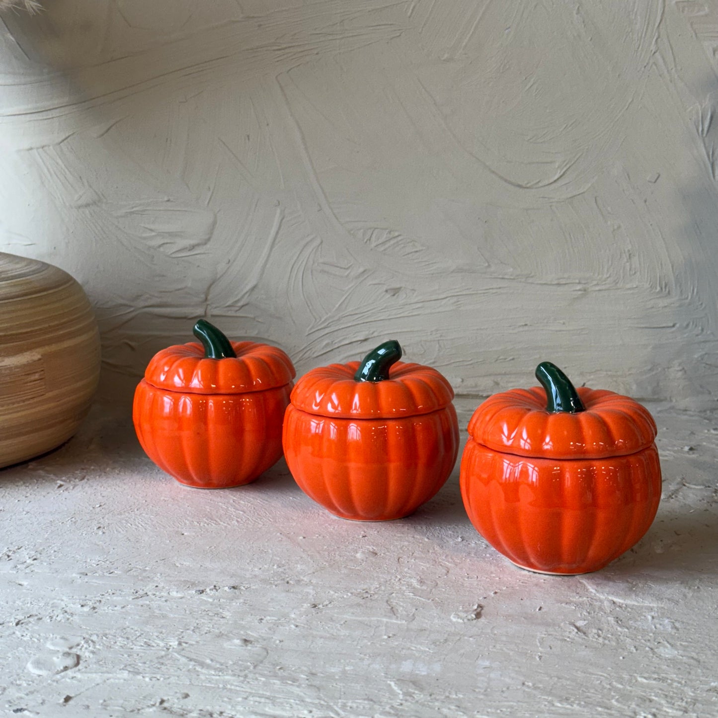 Pumpkin Bal Kabağı Baharatlık Seti 3 Adet